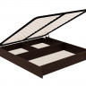 Кровать Заречье Афина Мод.А3, 160х200 с подъемным механизмом (Дуб крафт табачный)