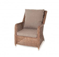 Кресло плетеное 4sis Гляссе, коричневый