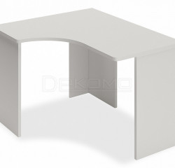Стол угловой письменный Мэрдэс Домино Lite СКЛ-Угл120, белый жемчуг, левый