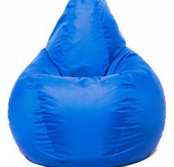 Кресло-мешок Relaxline Груша в синем оксфорде L