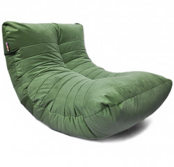 Кресло-мешок Relaxline Кокон в велюре Maserrati - 13 зеленый