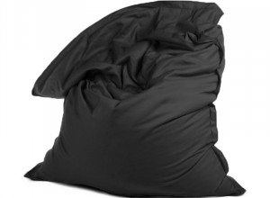 Кресло-мешок Relaxline Подушка в черном оксфорде XL