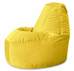 Кресло-мешок Relaxline Банан в велюре Maserrati - 11 желтый