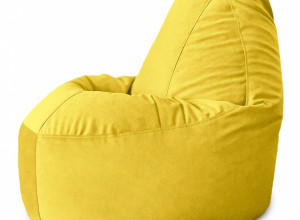 Кресло-мешок Relaxline Банан в велюре Maserrati - 11 желтый