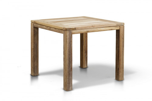 Деревянный стол из натурального тика 4sis Виченца, 90х90см