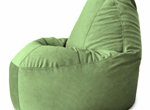 Кресло-мешок Relaxline Банан в велюре Maserrati - 13 зеленый