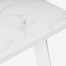 Стол обеденный Woodville Тринити Лофт, сабия/белый матовый, 120 см