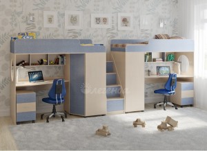 Двухъярусная кровать Легенда 4.5 (1900x800)