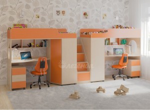 Двухъярусная кровать Легенда 4.5 (1900x800)