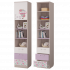 Шкаф для книг с ящиками и дверкой МЛК Адель