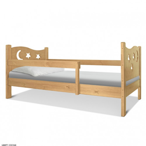 Кровать Шале Звездочет (массив сосны)