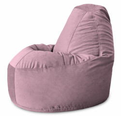 Кресло-мешок Relaxline Банан в велюре Maserrati - 15 пастель фиолет