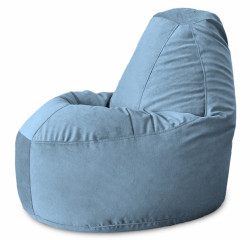 Кресло-мешок Relaxline Банан в велюре Maserrati - 17 синий