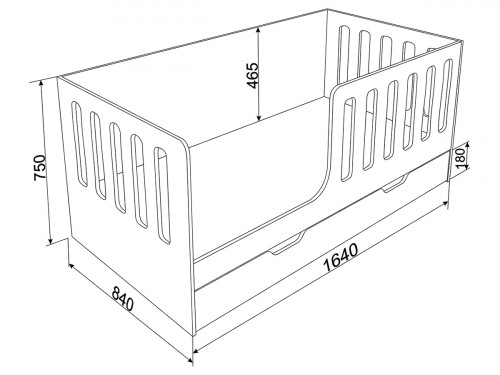 Двухъярусная кровать РВ Мебель Астра 12, с ящиком