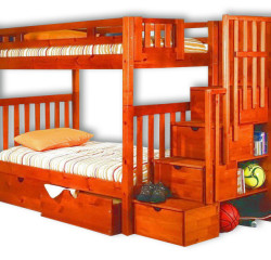 Двухъярусная кровать Велес-Арт Марк с ящиками 