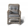 Кресло плетеное 4sis Цесена, цвет серо-соломенный