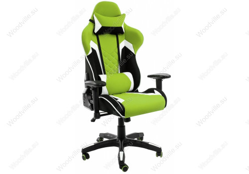 Кресло игровое Woodville Prime (черный/зеленый)