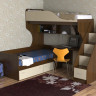 Двухъярусная кровать Славмебель Дуэт-5, Лестница с ящиками