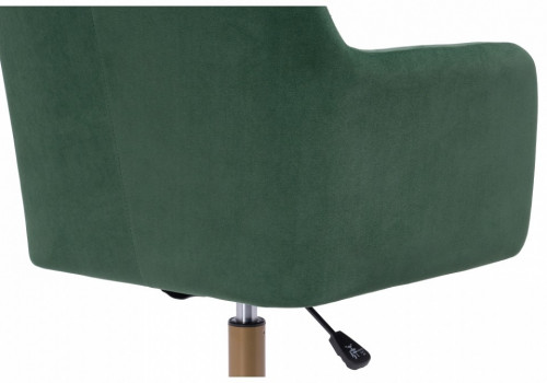 Кресло компьютерное Woodville Molly (зеленый/золотой) (снято с пр-ва)