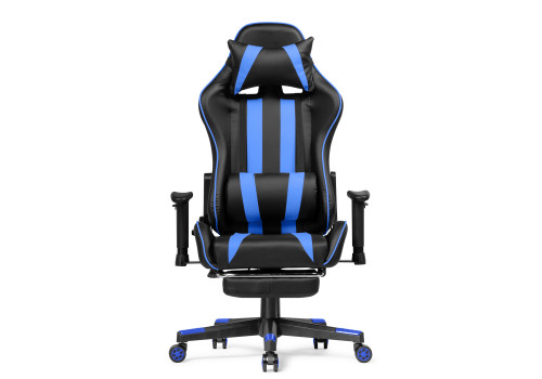 Кресло игровое Woodville Corvet (черный/голубой)