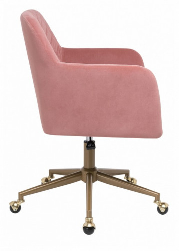 Кресло компьютерное Woodville Molly (розовый/золотой)