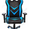 Кресло игровое Woodville Racer (черный/голубой)