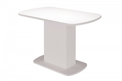 Стол обеденный МЛК Соренто (Белый глянец)