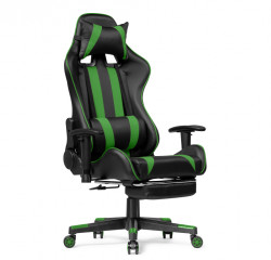 Кресло игровое Woodville Corvet (черный/зеленый)