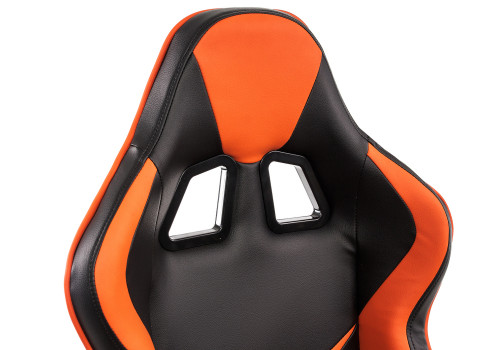 Кресло игровое Woodville Racer (черный/оранжевый)