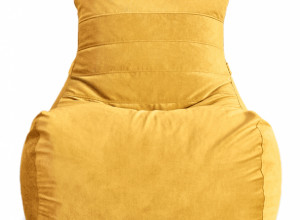 Кресло-мешок Relaxline Чилаут в велюре Maserrati - 11 желтый