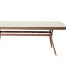 Плетеный стол 4sis Латте, коричневый, 160х90см