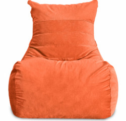 Кресло-мешок Relaxline Чилаут в велюре Maserrati - 12 оранжевый