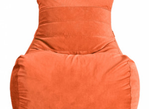 Кресло-мешок Relaxline Чилаут в велюре Maserrati - 12 оранжевый