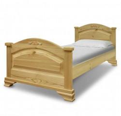 Кровать Шале Акатава с резьбой (массив сосны)        