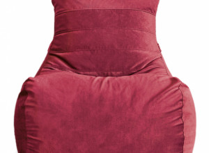 Кресло-мешок Relaxline Чилаут в велюре Maserrati - 14 бордовый