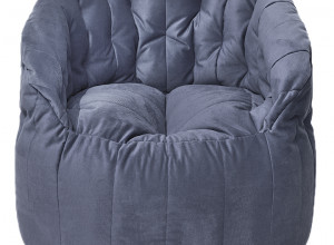 Кресло-мешок Relaxline Австралия в велюре Maserrati - 21 темно-синий