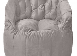 Кресло-мешок Relaxline Австралия в велюре Maserrati - 19 серый