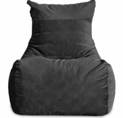 Кресло-мешок Relaxline Чилаут в велюре Maserrati - 20 черный